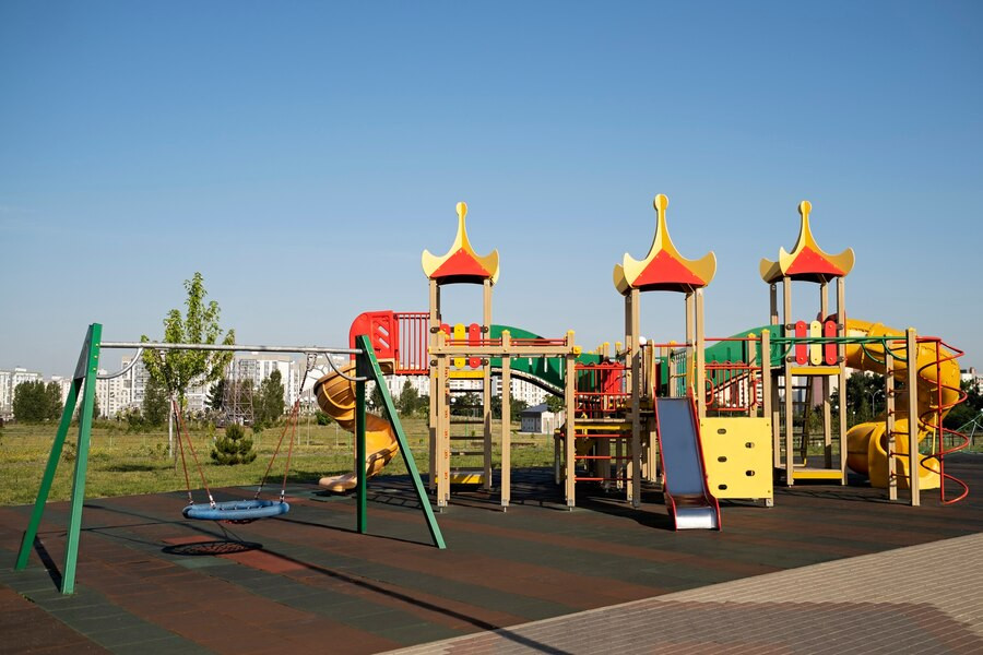 a playground use to create and eco-friendly park design idea