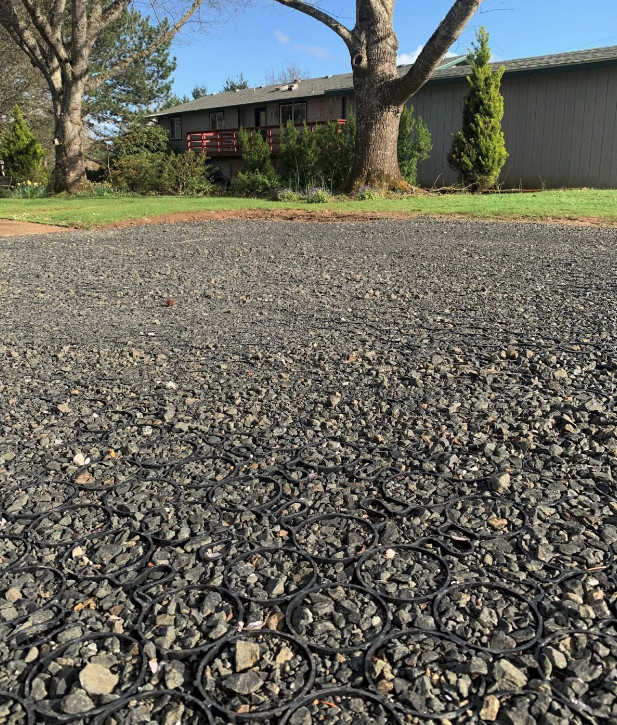 Permeable Paver DIY Gravel Driveway System.