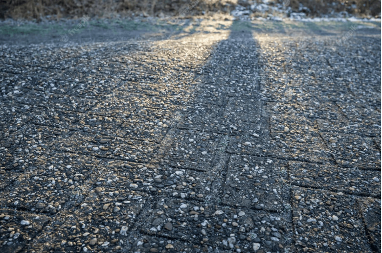 An example of permeable pavers, combining functionality and style for driveways. 