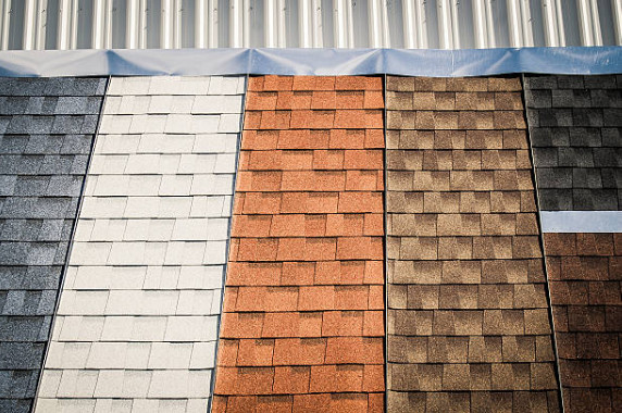 A variety of reflective roofing materials.